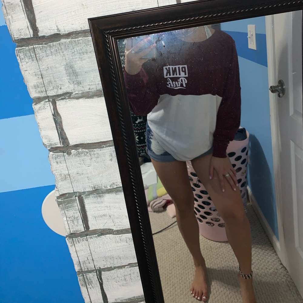 varsity long sleeved tee